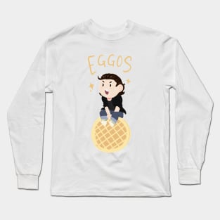 El Loves Eggos!! Long Sleeve T-Shirt